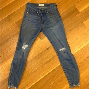 Madewell ripped jeans